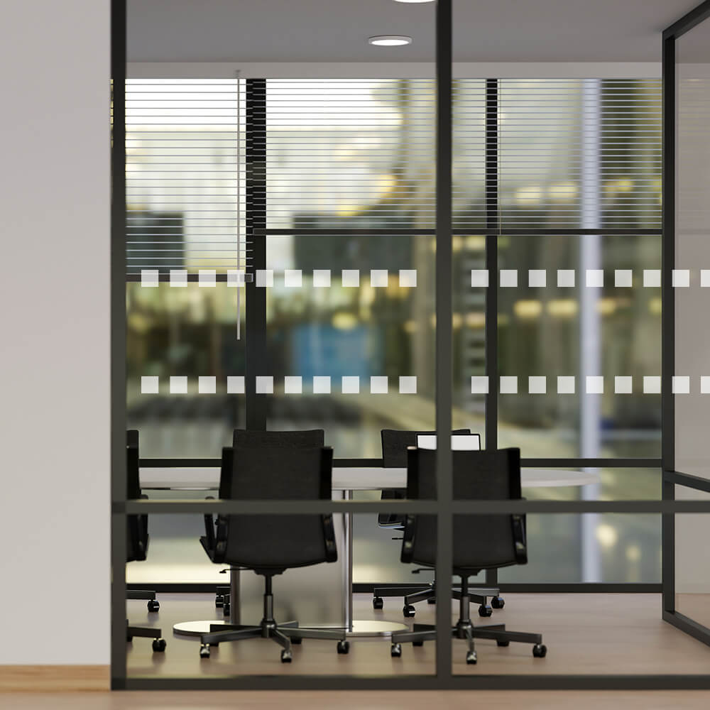 50mm Frosted Squares at 100mm Centres