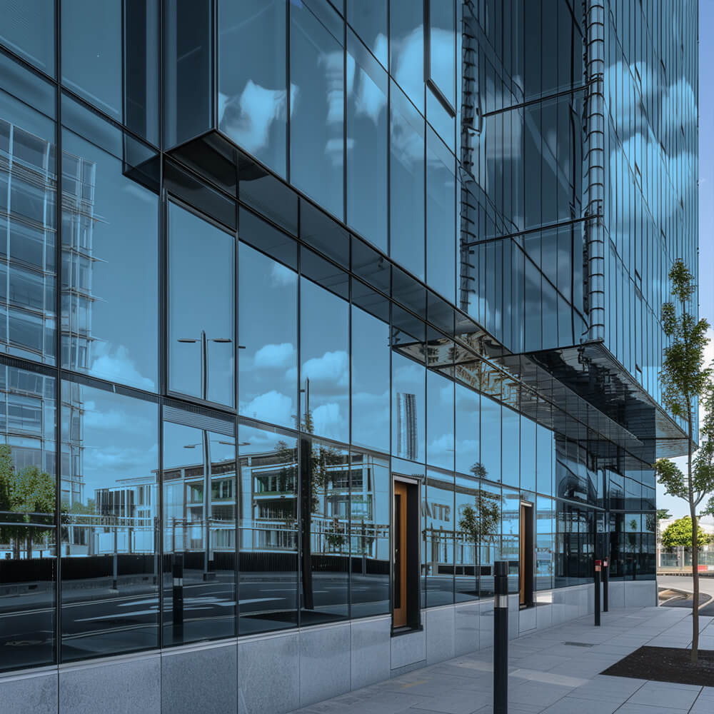 Electric Blue High Reflective Window Film