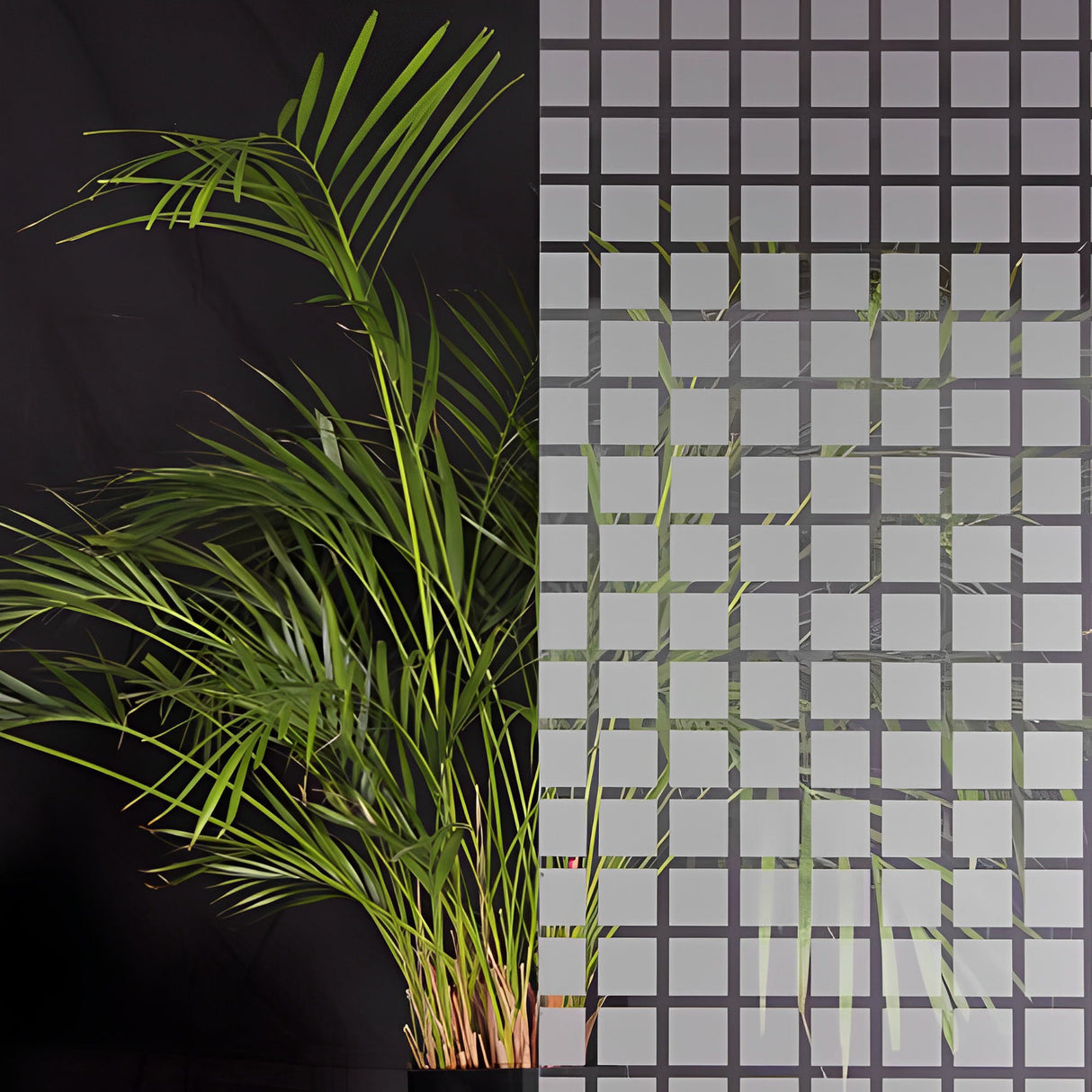 Frosted 45mm Squares Window Film