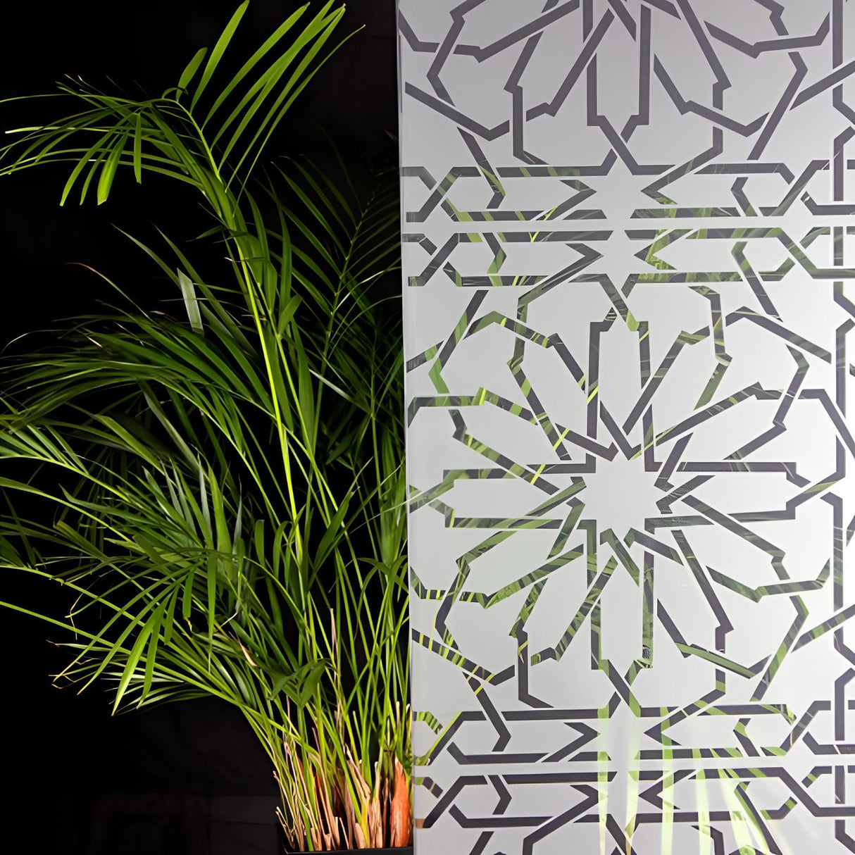 Frosted Rosettes Window Film