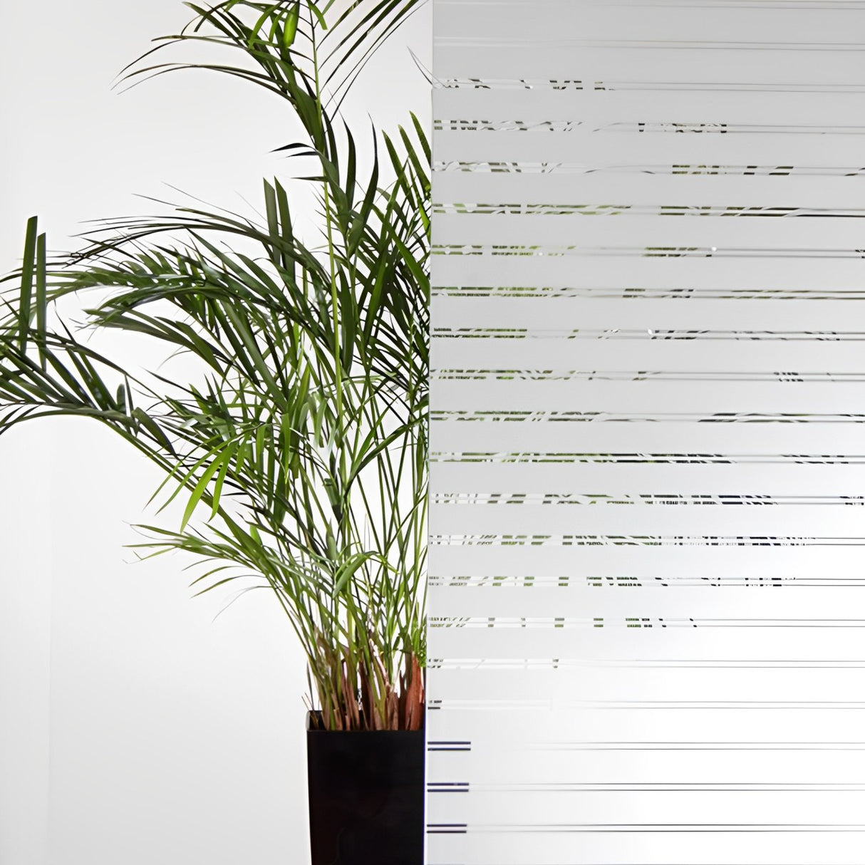 Large & Small Bands Frosted Window Film