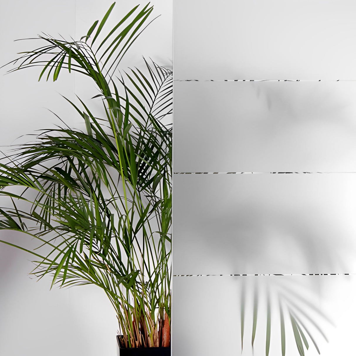 Large Frosted Decreasing Stripes Window Film