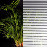 Small Frosted Decreasing Stripes Window Film