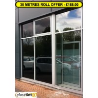 Glare Reduction Window Film 1mtr wide - SPECIAL OFFER - 30m roll, GlassTint-Direct 